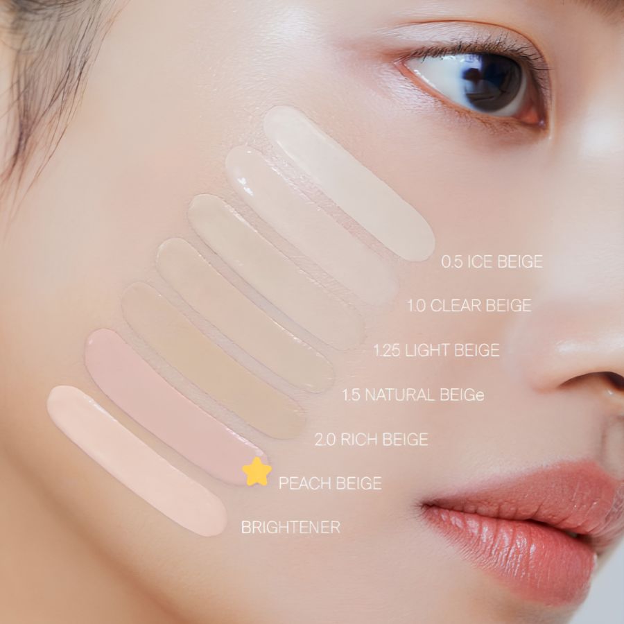 Kem Che Khuyết Điểm The Saem Cover Perfection Tip Concealer Màu Peach Beige