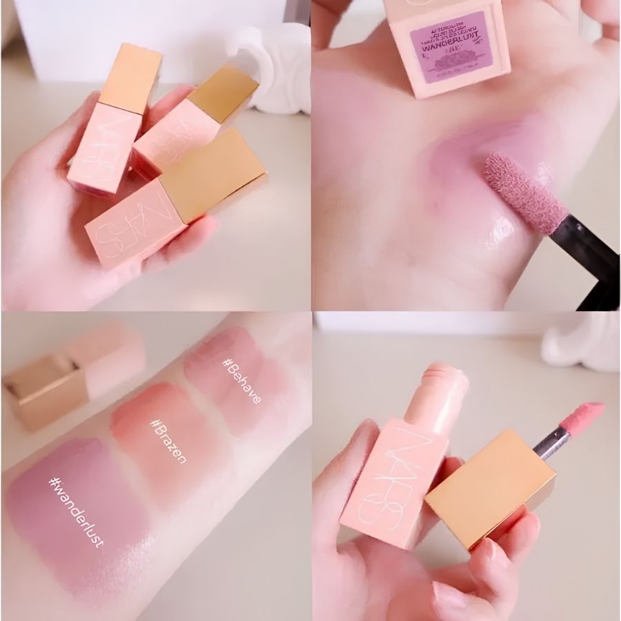 Má Hồng Kem NARS Afterglow Liquid Blush #Wanderlust 7ml – Sắc Hồng Tím Dịu Ngọt Cho Lớp Makeup Trong Trẻo