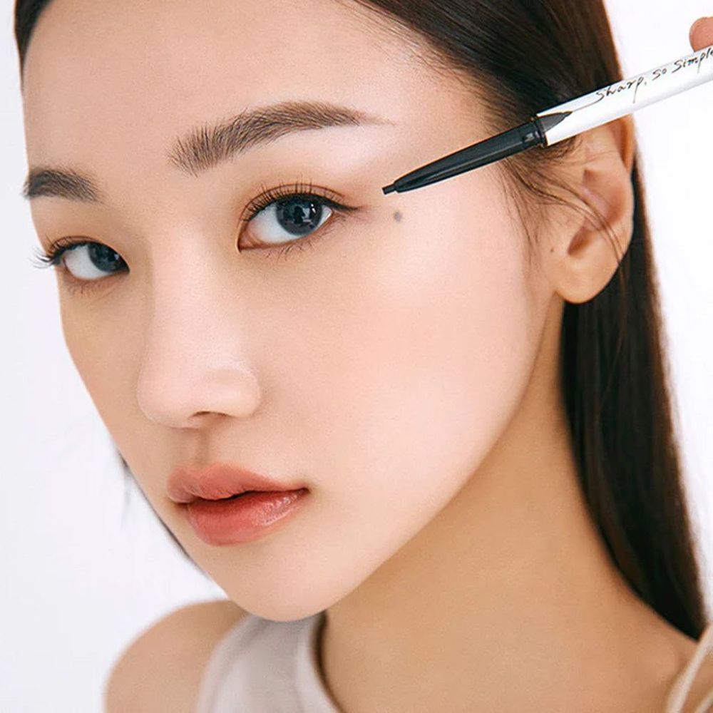 Chì Kẻ Mắt Clio Sharp, So Simple Waterproof Pencil Liner (Màu Đen), Siêu Mảnh, Siêu Lì