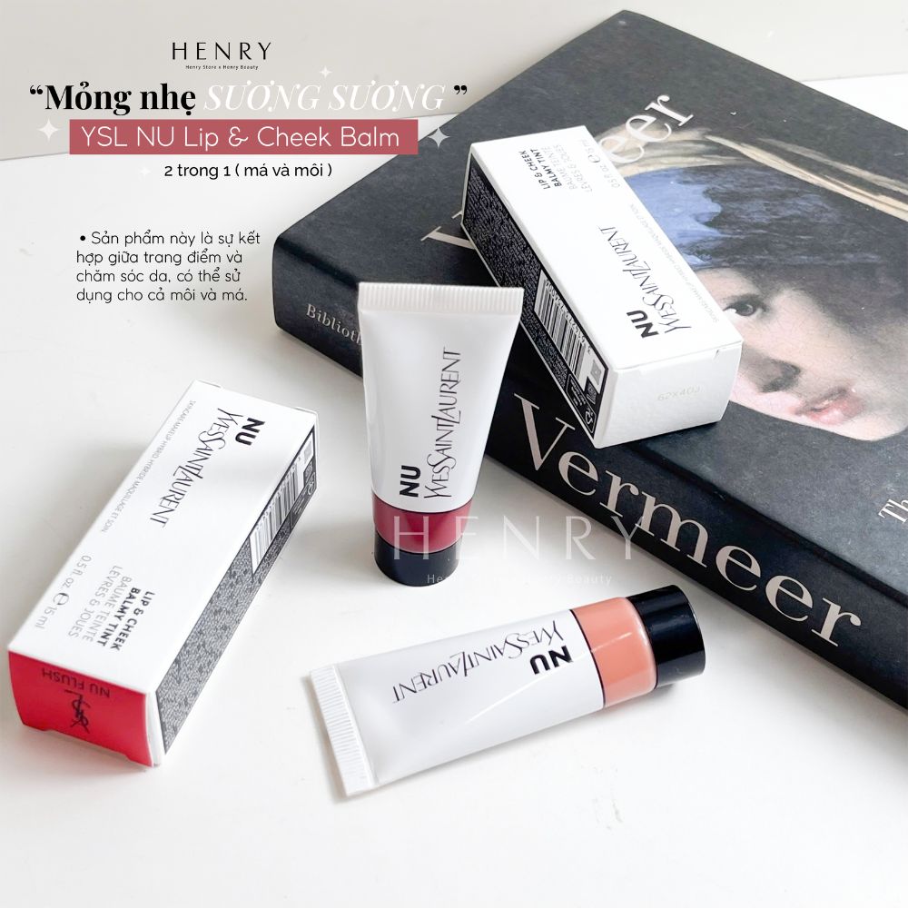 Son Dưỡng Môi & Má Hồng Yves Saint Laurent YSL Nu Lip & Cheek Balmy Tint
