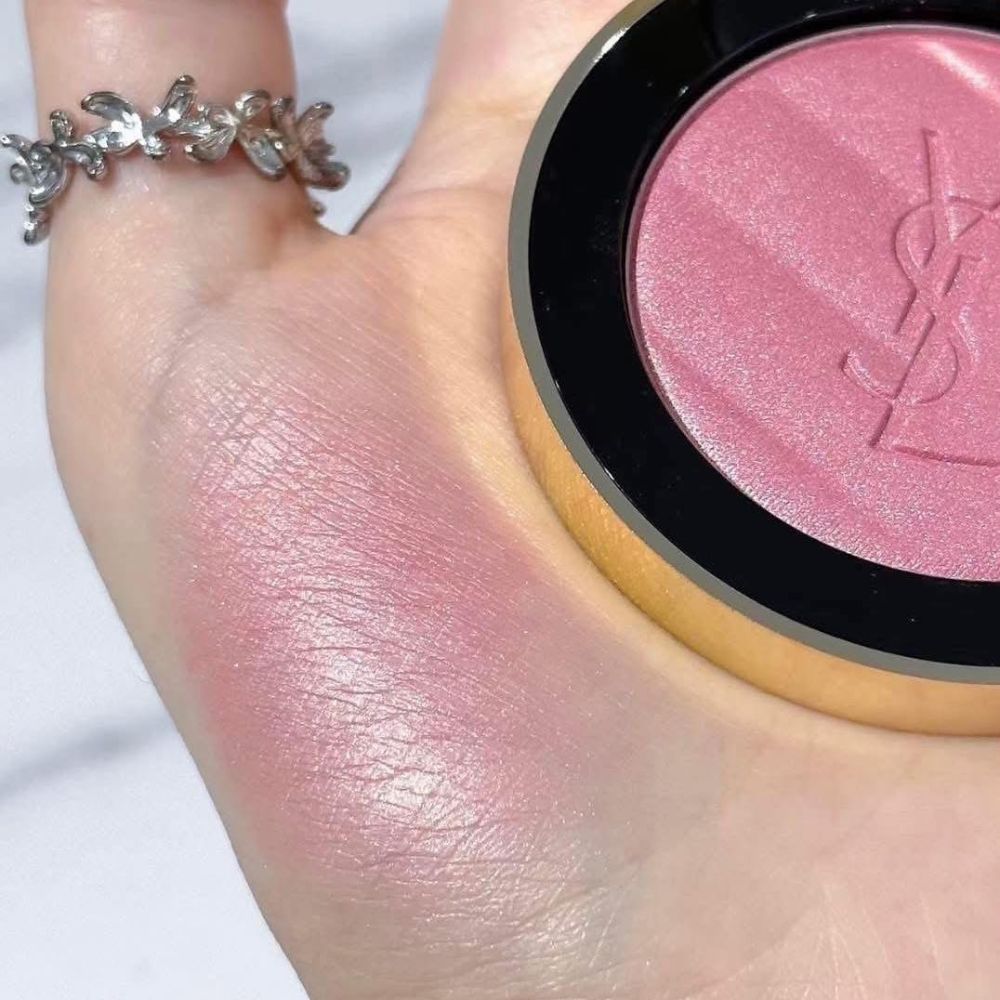 Phấn Má Hồng Yves Saint Laurent YSL Make Me Blush Bold Blurring 44 Nude Lavalliere Màu Hồng Đào