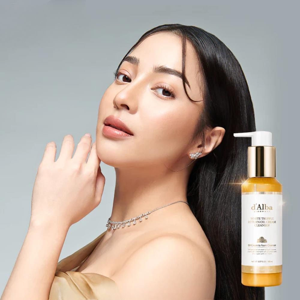 Sữa Rửa Mặt D'alba White Truffle Return Oil Cream 150ml Sạch Sâu, Cấp Ẩm