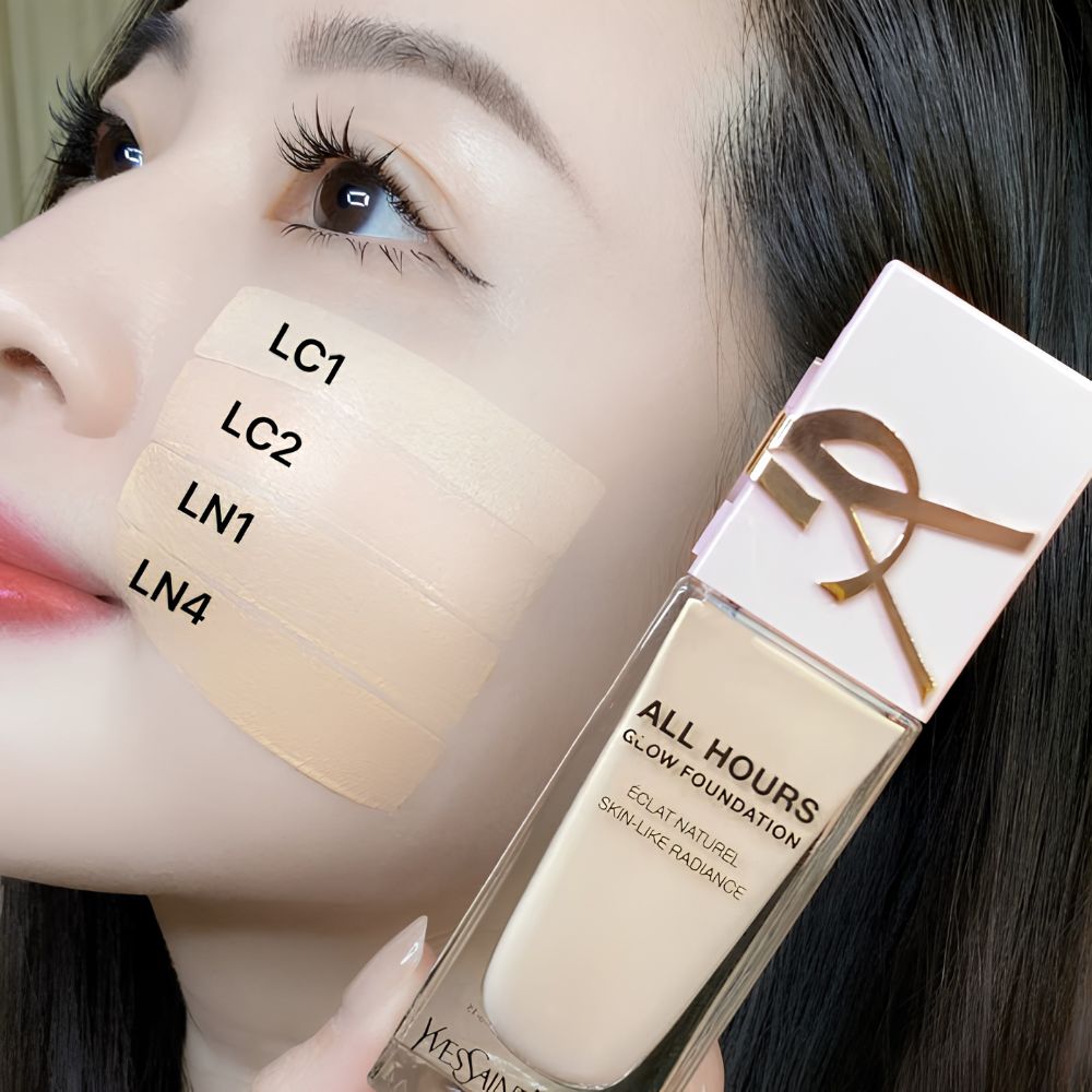 [Fullsize] Kem Nền YSL All Hours Glow Foundation 25ml Hiệu Ứng Căng Bóng, Rạng Rỡ Suốt 24H