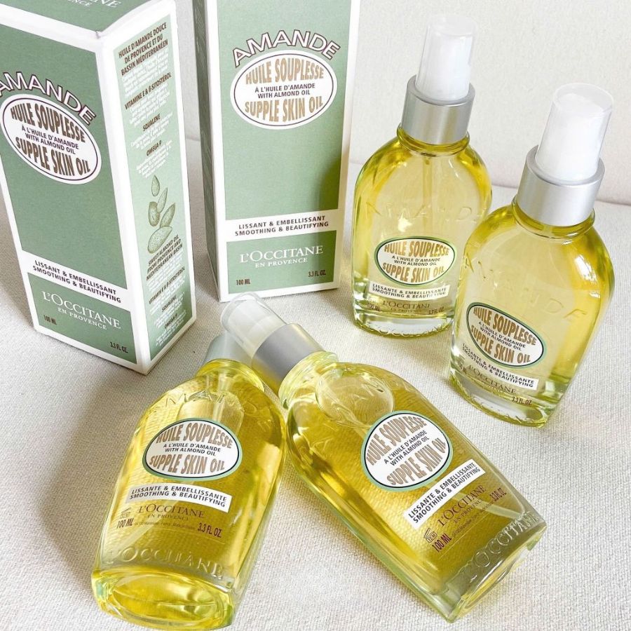 Dầu Dưỡng Thể Hạnh Nhân L'Occitane Almond Supple Skin Oil 100ml Bí Quyết Cho Làn Da Mướt Mịn Như Nhung