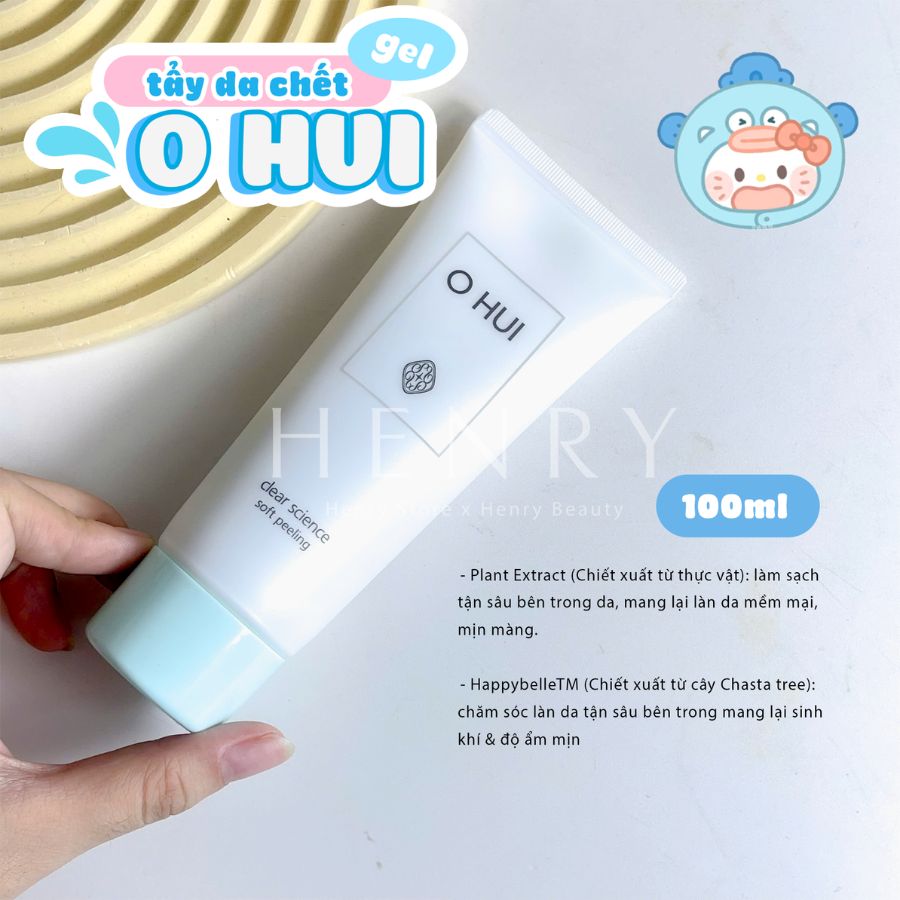 Gel Tẩy Tế Bào Chết Ohui Clear Science Soft Peeling 100ml Da Sáng Mịn & Khỏe Mạnh