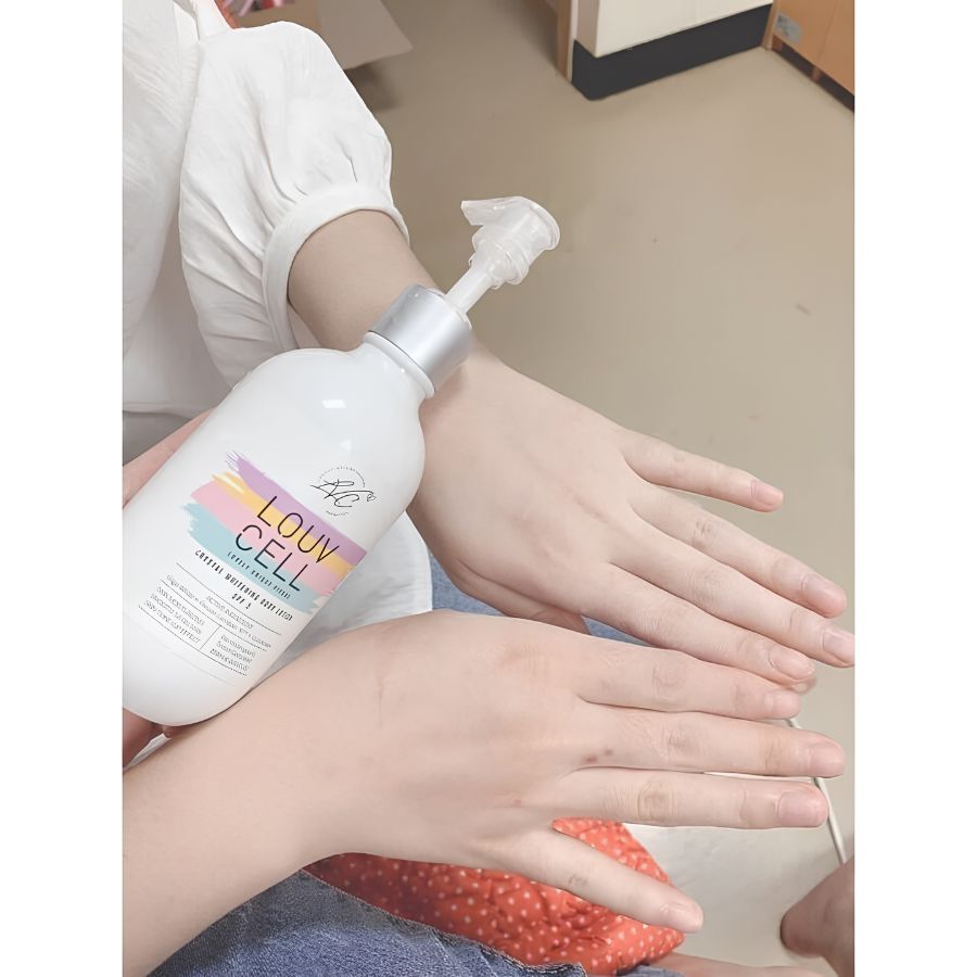 [Hàng Công Ty] Sữa Dưỡng Thể Trắng Da Louv Cell Crystal Whitening Body Lotion 250ml