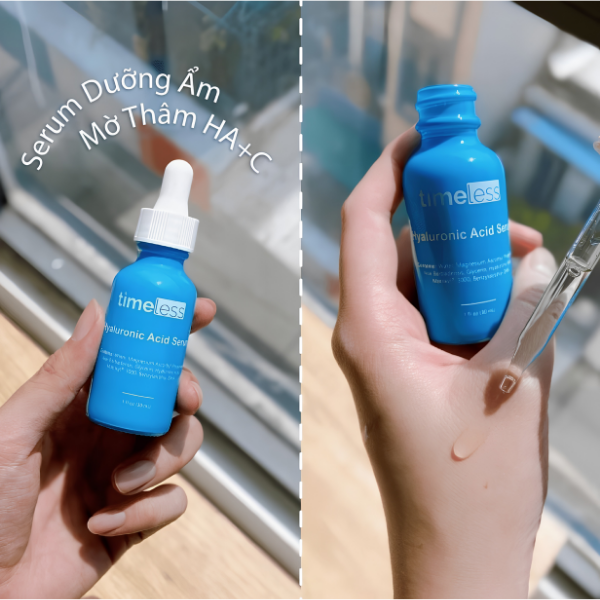 [Hàng Công Ty] Serum Timeless Hyaluronic Acid + Vitamin C 30ml – Cấp Ẩm, Làm Sáng Da Và Hỗ Trợ Chống Lão Hóa