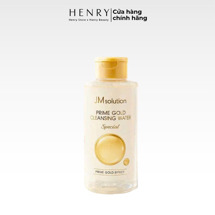 [500ml/ 850ml] Nước Tẩy Trang JM Solution Prime Gold Cleansing Water Sạch Sâu & Trẻ Hóa Da
