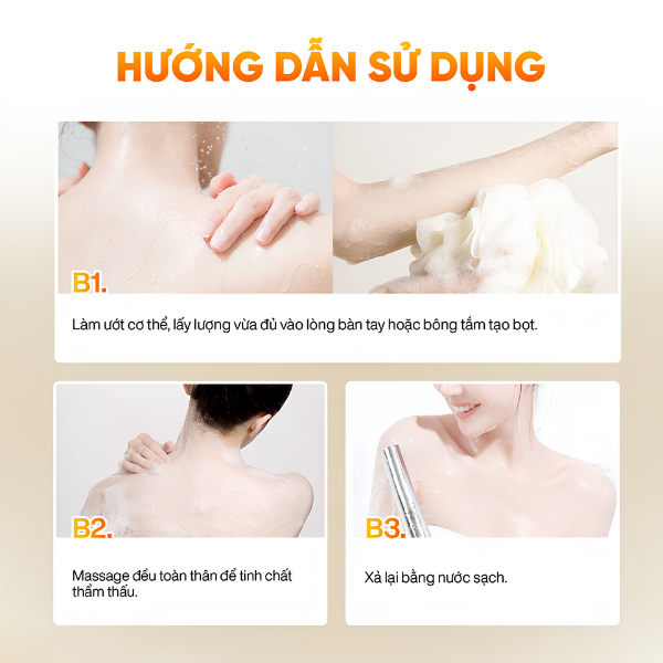 Sữa Tắm Nước Hoa Five Grains Niacinamide Body Wash 500ml – Giải Pháp Dưỡng Sáng, Mờ Thâm Toàn Thâ
