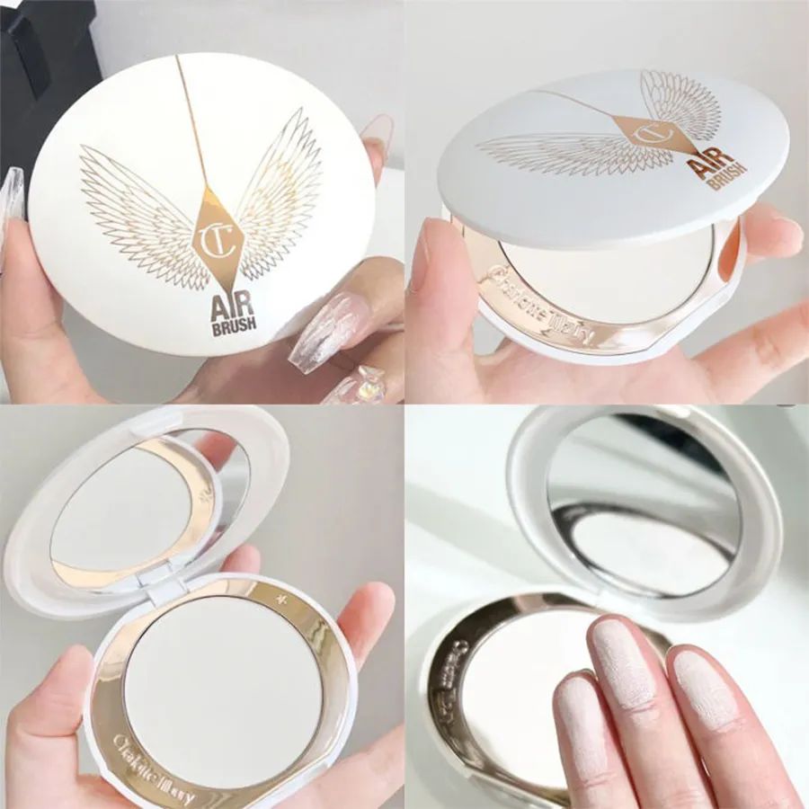 Phấn Phủ Kiềm Dầu Dạng Nén Charlotte Tilbury Airbrush Flawless Finish Powder Trang Điểm Tự Nhiên