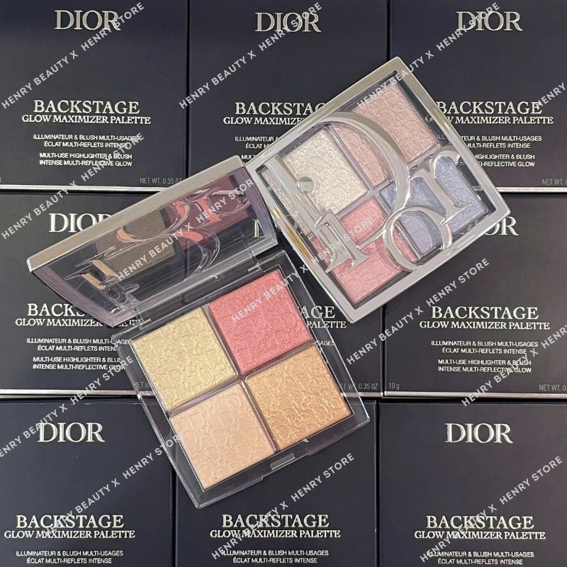 Bảng Phấn Bắt Sáng Dior Backstage Glow Face Palette 10g Căng Bóng Đa Năng (Màu 001/002/004)