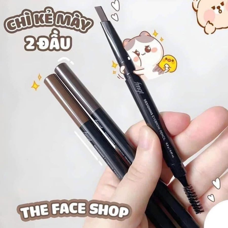 Chì Kẻ Mày 2 Đầu The Face Shop Designing Eyebrow Pencil