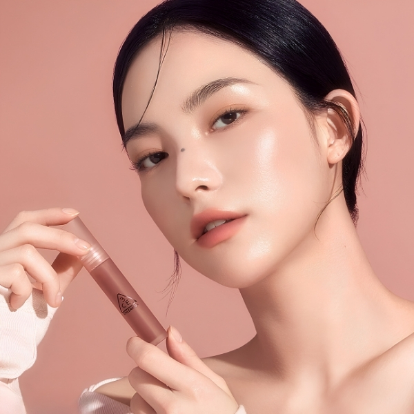 [Mini] Son 3CE Blur Water Tint Laydown 1.5g – Nâu Cam Cháy Thời Thượng