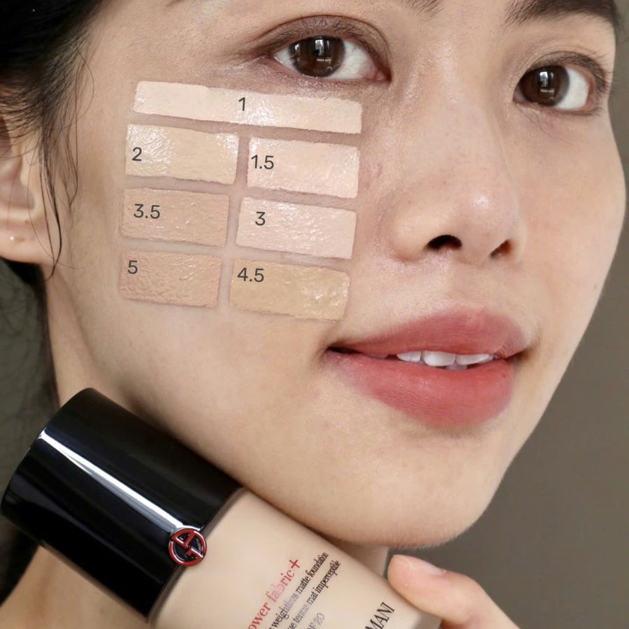 Kem Nền Giorgio Armani Power Fabric+ Ultra Longwear 30ml Tone 3 Độ Che Phủ & Bền Màu 24H