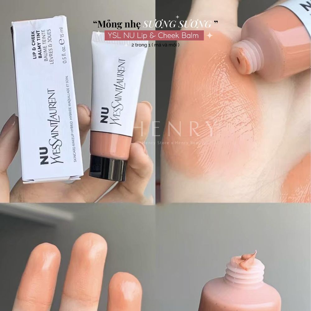 Son Dưỡng Môi & Má Hồng Yves Saint Laurent YSL Nu Lip & Cheek Balmy Tint