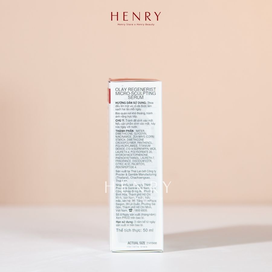 Serum Olay Regenerist Micro-Sculpting Super Serum 50ml – Dưỡng Ẩm, Hỗ Trợ Săn Chắc & Cải Thiện Dấu Hiệu Lão Hóa