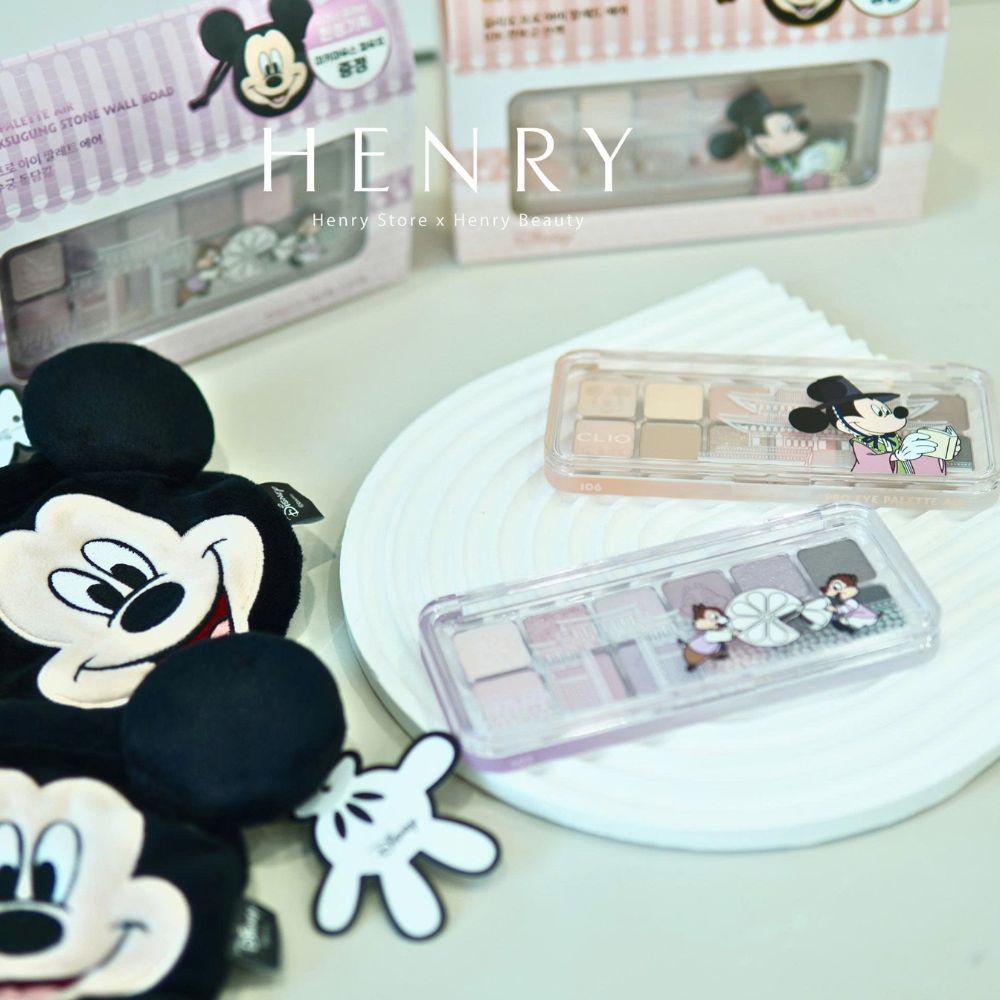 Bảng Phấn Mắt 12 Ô Clio Pro Eye Palette Air Limited + Tặng Kèm Túi Mickey