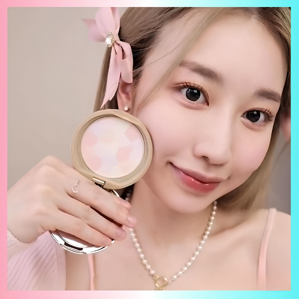 Phấn Phủ Đa Sắc Canmake Marshmallow Finish Powder Abloom #01 Dearest Bouquet 10g – Hiệu Chỉnh Tông Da, Kiềm Dầu Và Làm Sáng Tự Nhiên