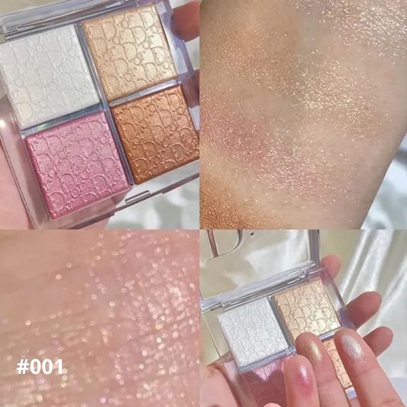 Bảng Phấn Bắt Sáng Dior Backstage Glow Face Palette 10g Căng Bóng Đa Năng (Màu 001/002/004)