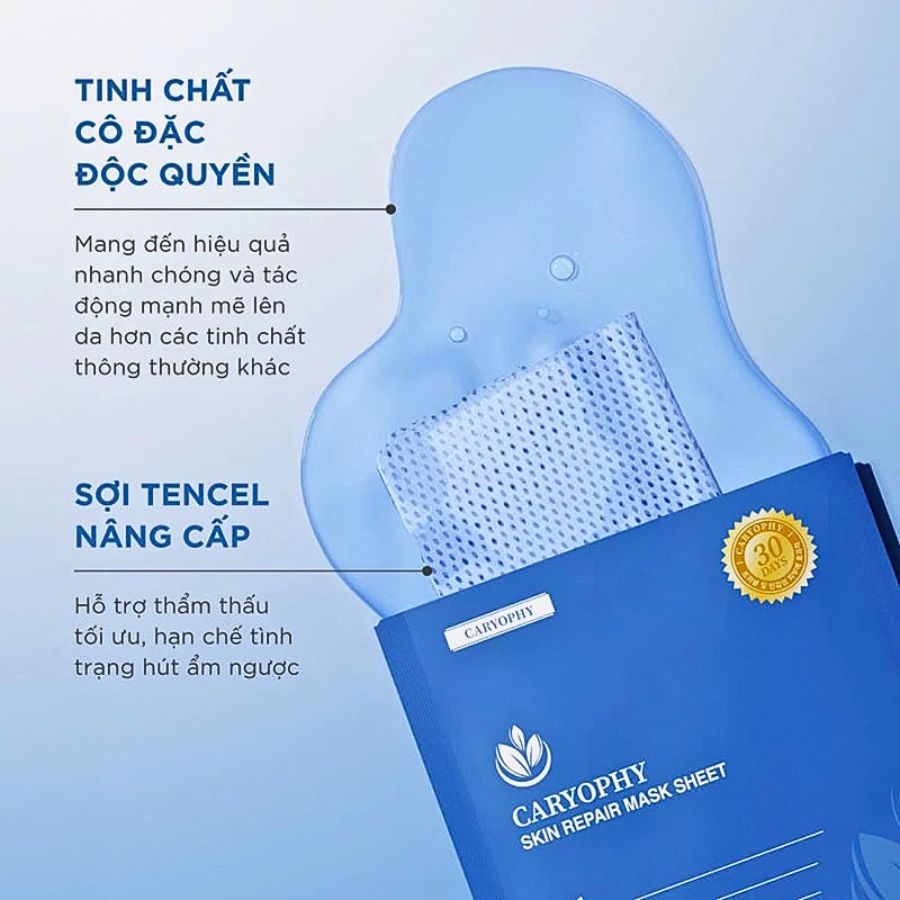 [Hàng Công Ty] Mặt Nạ Miếng Dành Cho Da Dầu Mụn Caryophy Portulaca Mask Sheet