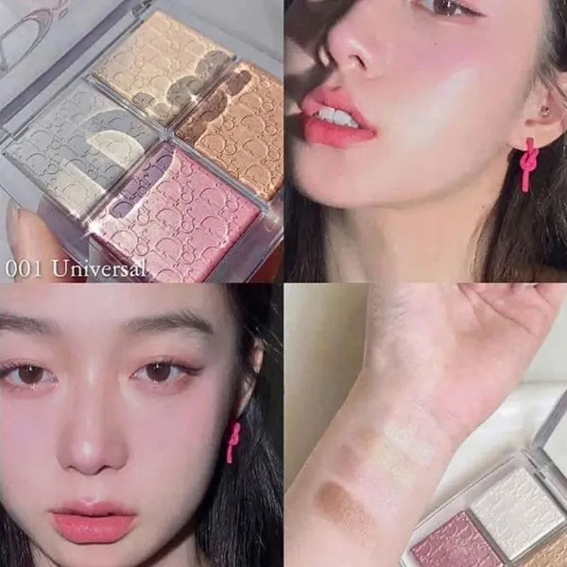 Bảng Phấn Bắt Sáng Dior Backstage Glow Face Palette 10g Căng Bóng Đa Năng (Màu 001/002/004)