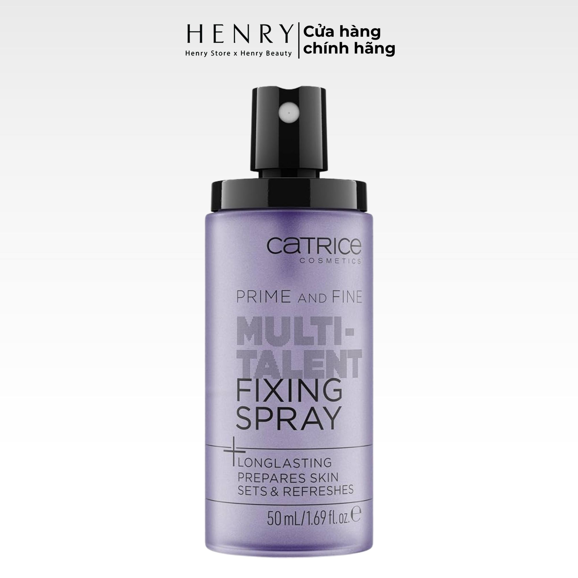 [Hàng công ty] Xịt Khóa Nền Catrice Prime And Fine Multi-Talent Fixing Spray 50ml