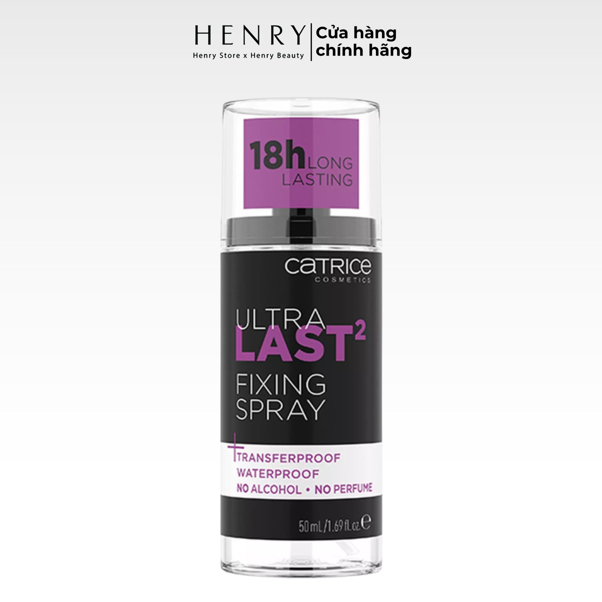 [Hàng công ty] Xịt Makeup Catrice Ultra Last 18H No Alcohol 50ml