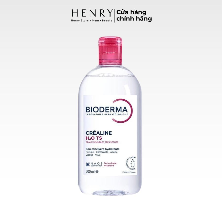 Nước Tẩy Trang Bioderma Sensibio H2O & Sebium H2O Đủ Size (500ml - 850ml)