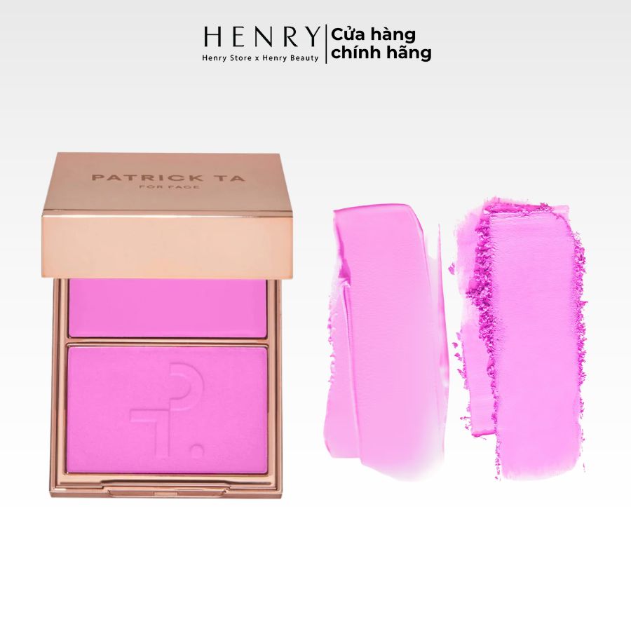 [Fullsize/ Minisize] Phấn Má Hồng Patrick Ta Double Take Creme & Powder Blush