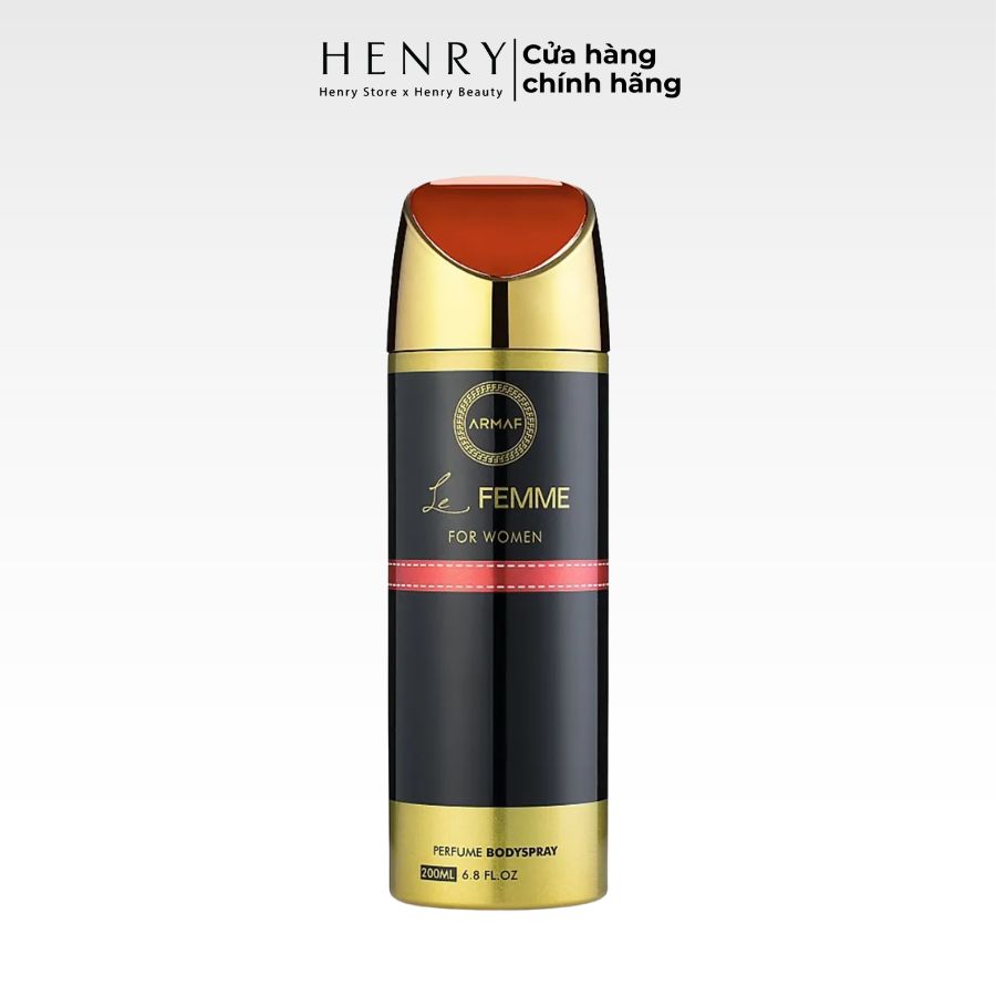 Xịt Thơm Toàn Thân Nữ Armaf Le Femme For Women Body Spray 200ml