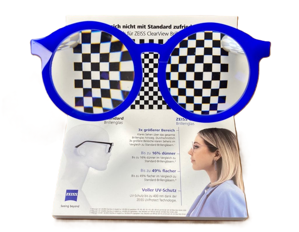Tròng kính lọc ánh sáng xanh ZEISS ClearView Duravison Platinum 1.56