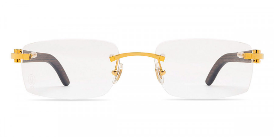 Gọng Cartier CT0052O-005 càng gỗ chính hãng