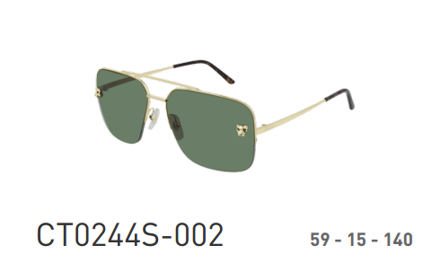 Kính Cartier CT0244S-001 chính hãng