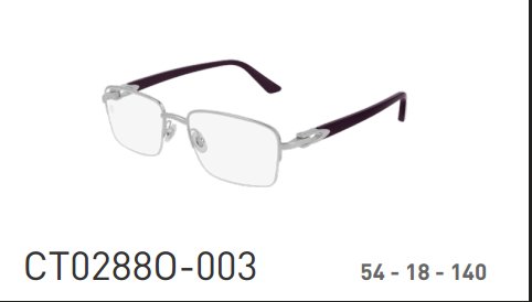 Gọng Cartier CT0288O-006 chính hãng