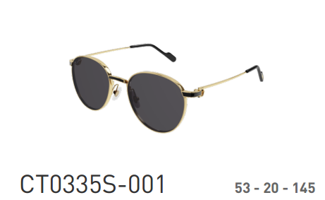 Kính Cartier CT0335S-001 chính hãng