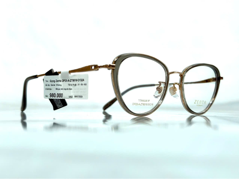 Gọng ZENTA DP25-A-ZT8019 C132A chính hãng