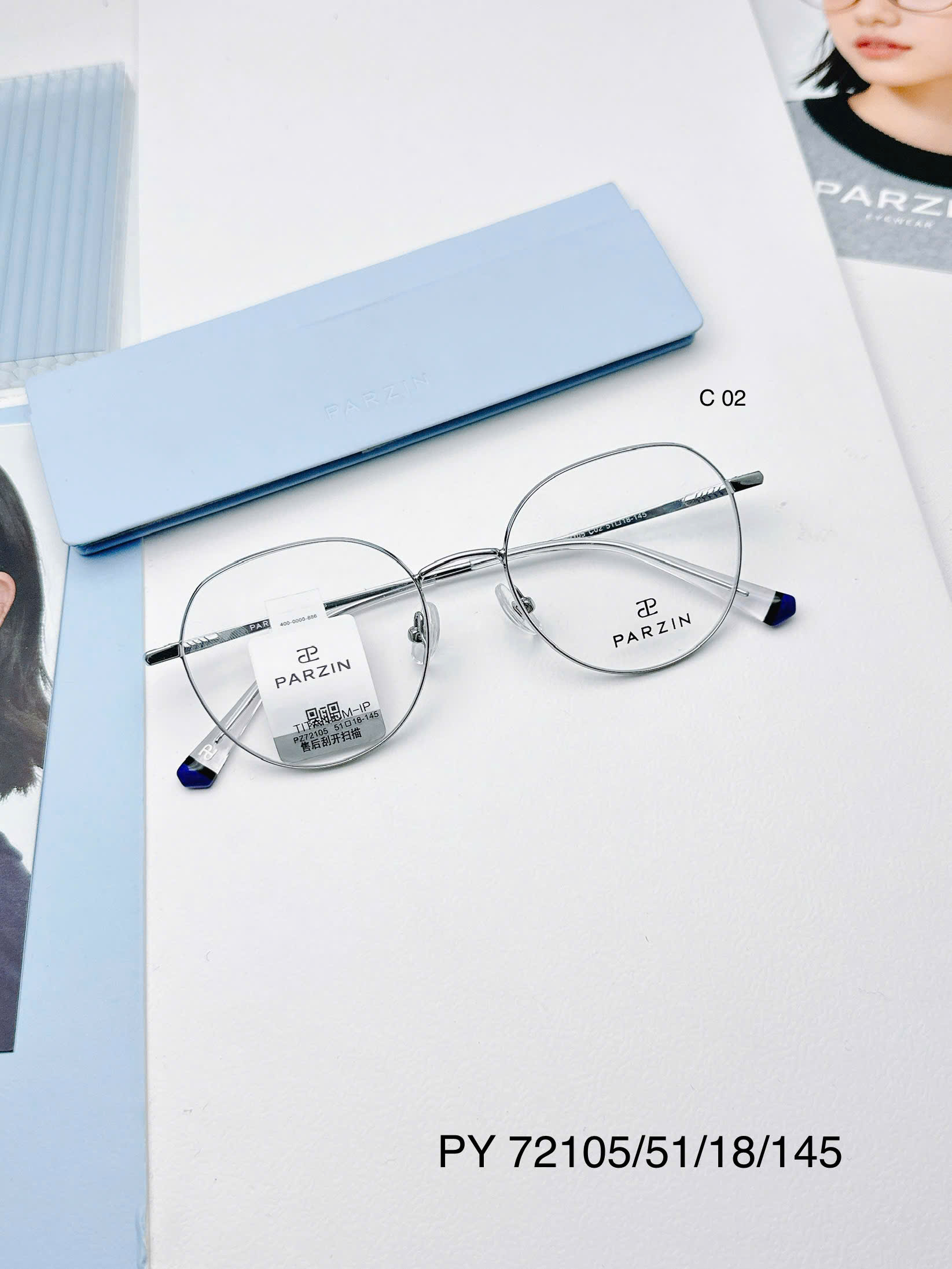 Gọng PARZIN PZ72105 chính hãng