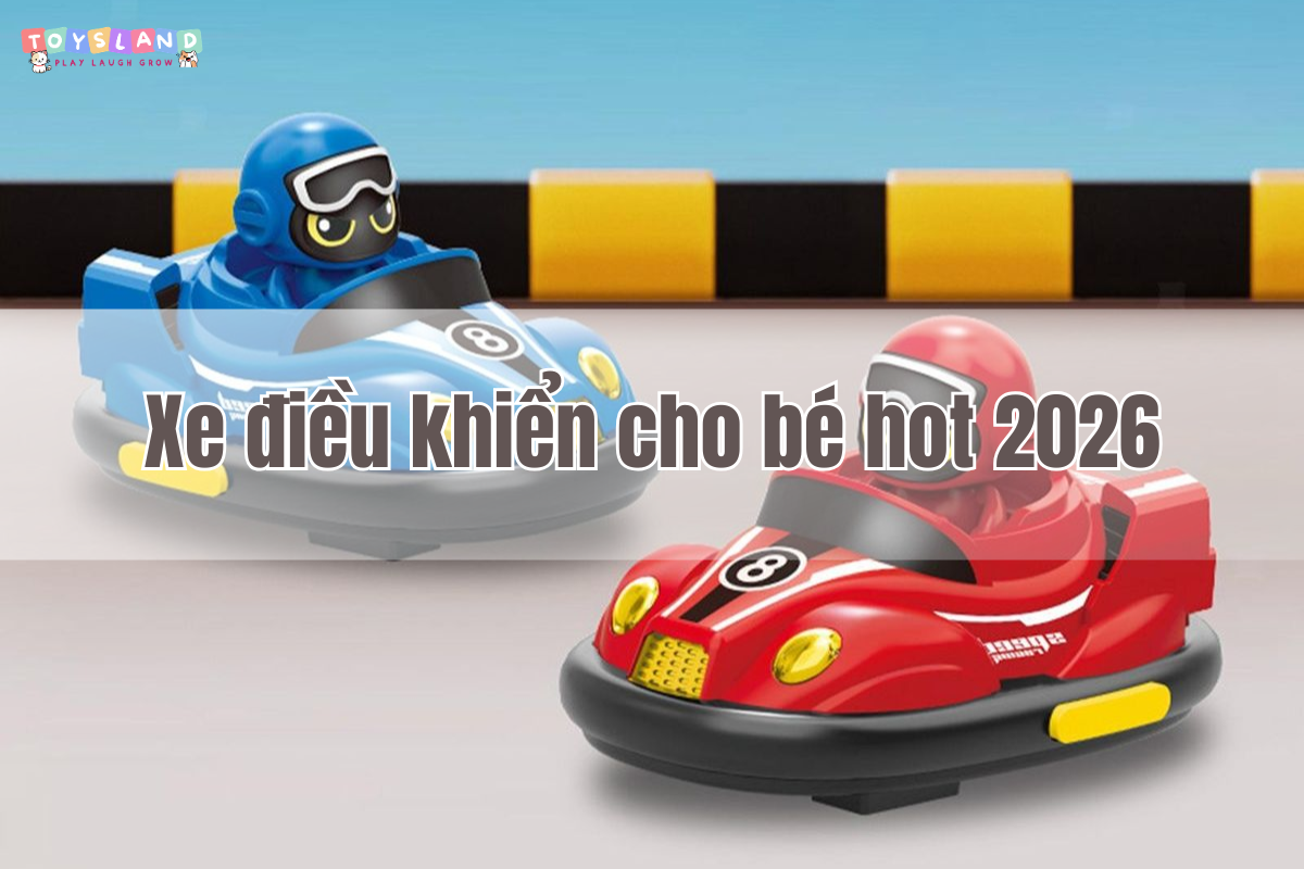 Những mẫu xe điều khiển cho bé hot nhất 2026