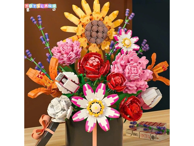 Tăng độ khó với hộp logo ráp bông hoa hộp 8c bán chạy tại Toylands