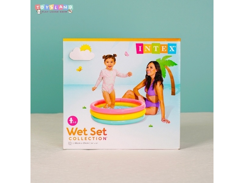 Trải nghiệm hộp phao hồ bơi intex nhà Toysland