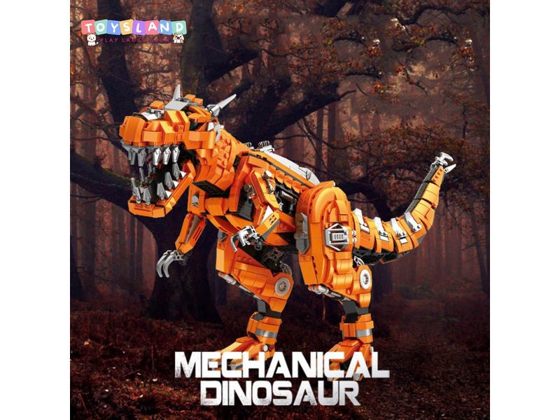 Hộp logo ráp khủng long đèn 2065 miếngToysland