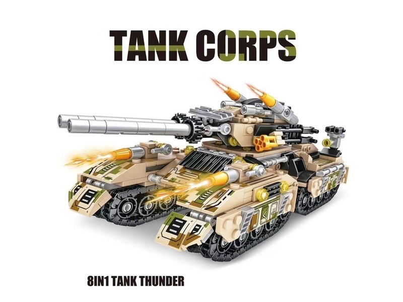 Đồ chơi xếp hình xe tăng