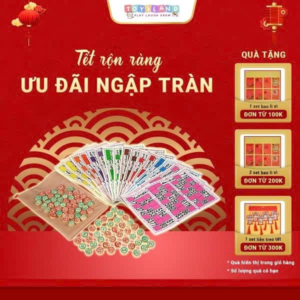 Bộ đồ chơi cờ lô tô