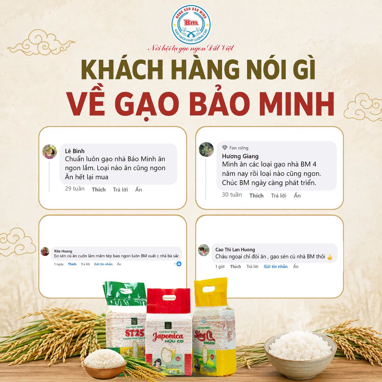 KHÔNG LỜI QUẢNG CÁO NÀO MẠNH MẼ BẰNG SỰ HÀI LÒNG CỦA KHÁCH HÀNG