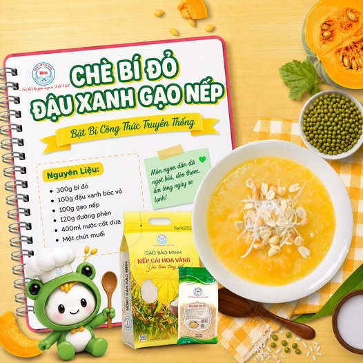 CÁCH NẤU CHÈ BÍ ĐỎ ĐẬU XANH GẠO NẾP DẺO THƠM CHUẨN VỊ MẸ NẤU