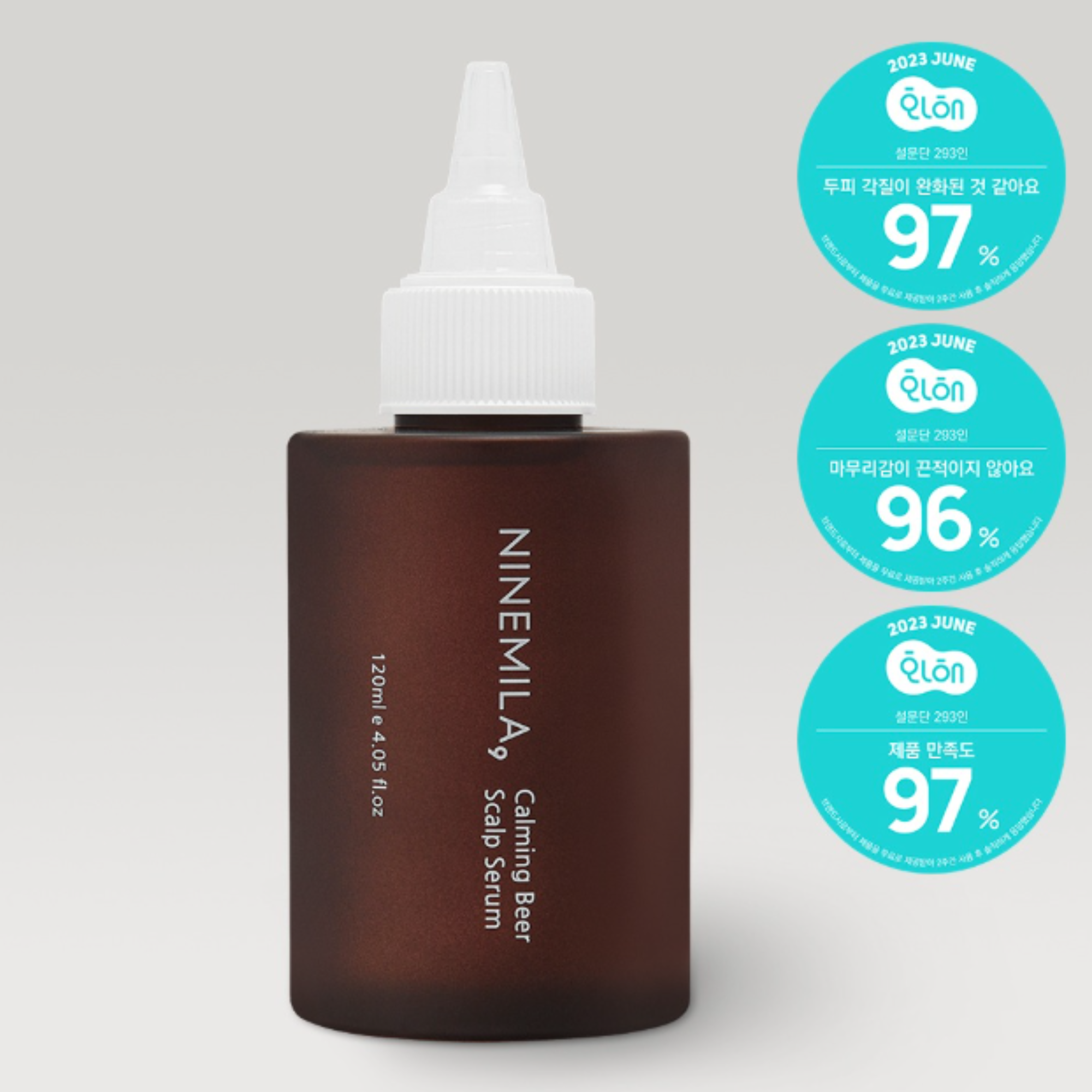 HUYẾT THANH DƯỠNG DA ĐẦU NINEMILA BEER SCALP SERUM 120ML