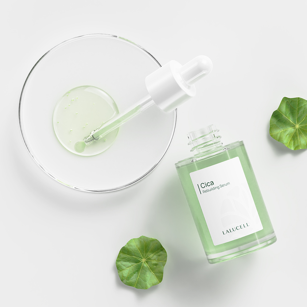 TINH CHẤT PHỤC HỒI DA, LÀM DỊU & DƯỠNG ẨM LALUCELL CICA REBUILDING 33ML