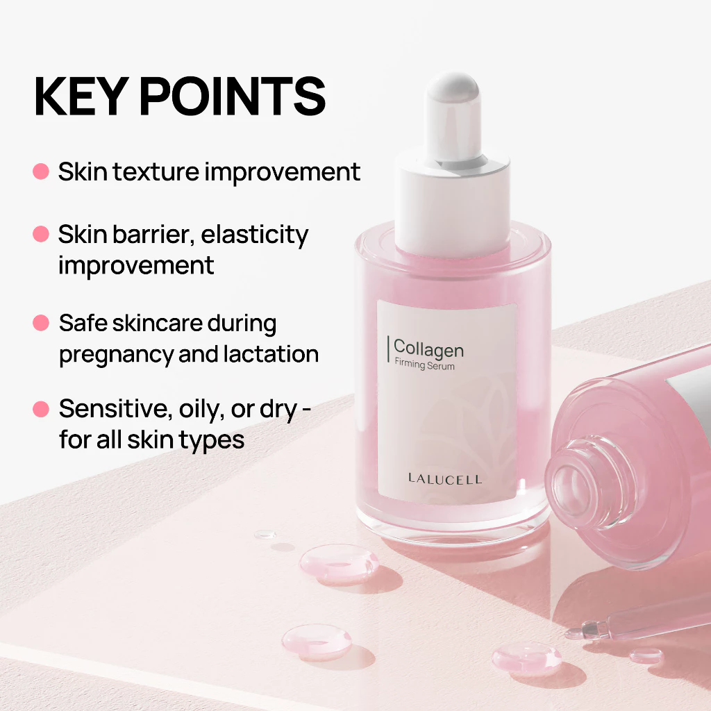 TINH CHẤT COLLAGEN LÀM SĂN CHẮC DA CHỐNG NẾP NHĂN LALUCELL COLLAGEN FIRMING SERUM 33ML