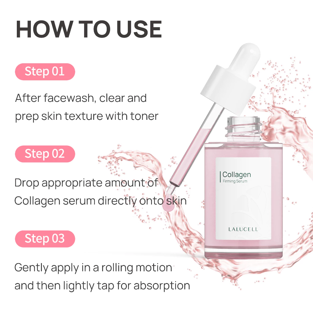 TINH CHẤT COLLAGEN LÀM SĂN CHẮC DA CHỐNG NẾP NHĂN LALUCELL COLLAGEN FIRMING SERUM 33ML