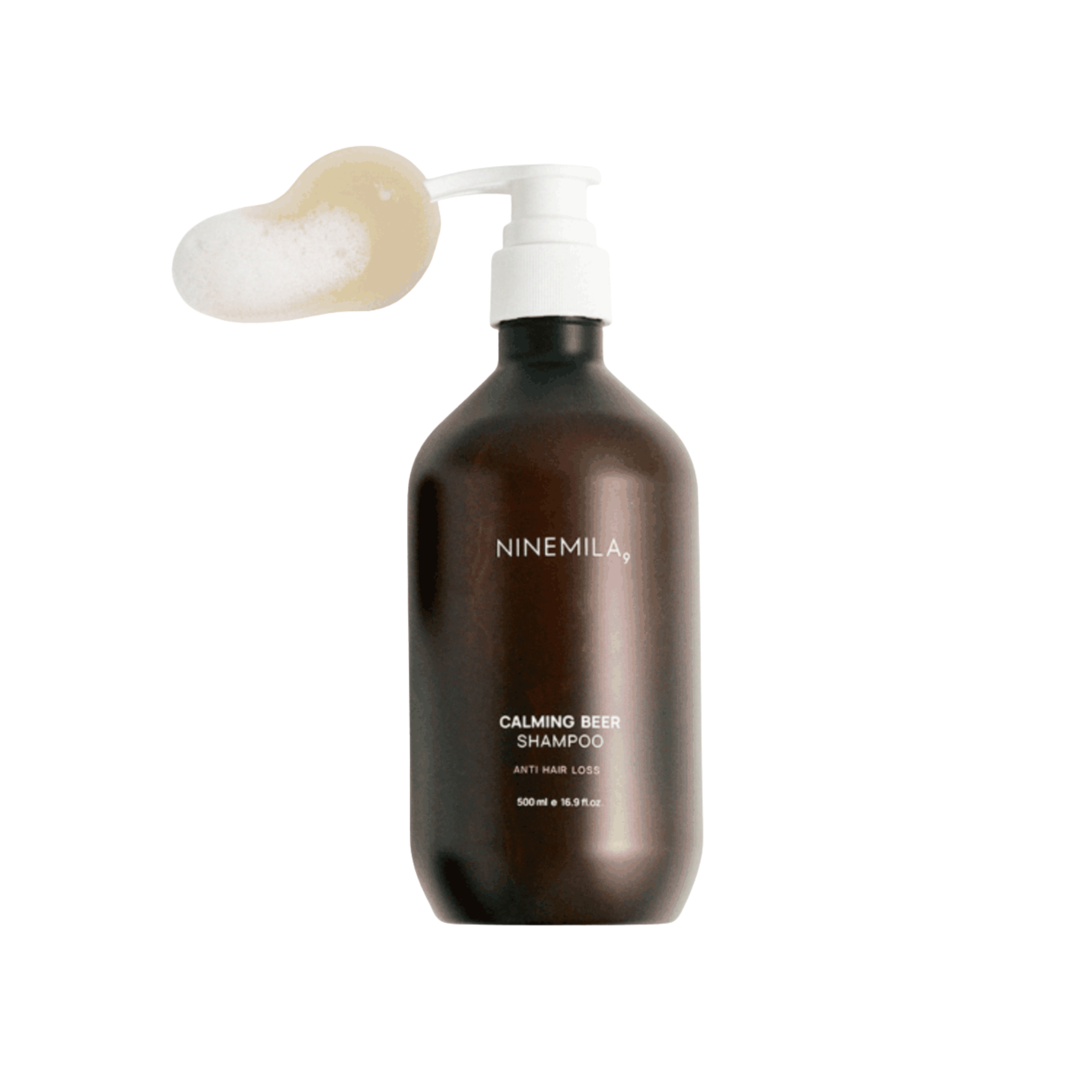 DẦU GỘI TRỊ RỤNG TÓC NẤM MEN NINEMILA CALMING BEER SHAMPOO 500ML